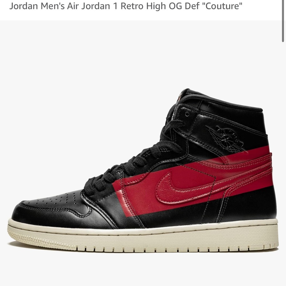 Nike air Jordan 1 high OG defiant black red sneakers